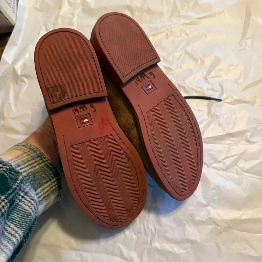 Tommy Hilfiger Boots Youth 5 boys  Anthony Oliver Two Eye Chukka Brown Fabric